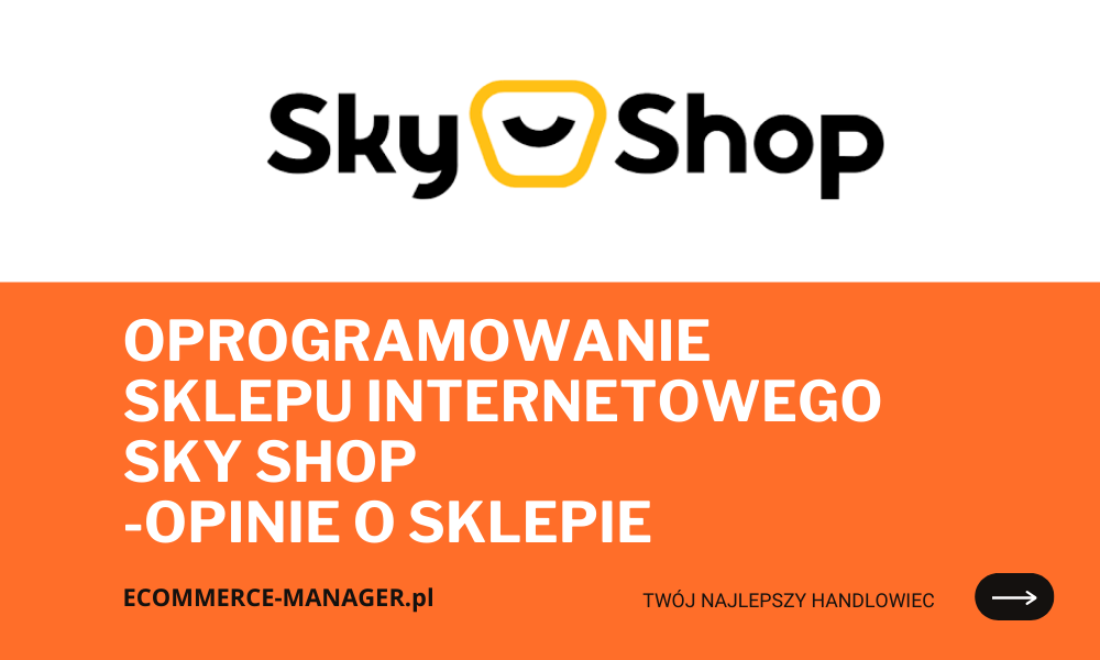 Oprogramowanie sklepu internetowego SKY SHOP