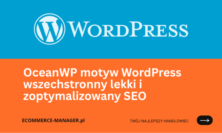 OceanWP motyw WordPress wszechstronny lekki i zoptymalizowany SEO