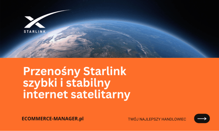 Przenośny Starlink szybki i stabilny internet satelitarny mobilny