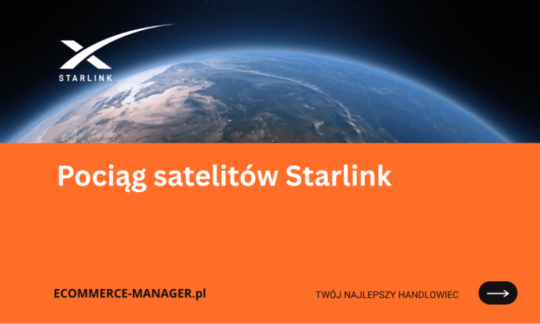 Pociąg satelitów Starlink SpaceX jak działa i jego zalety