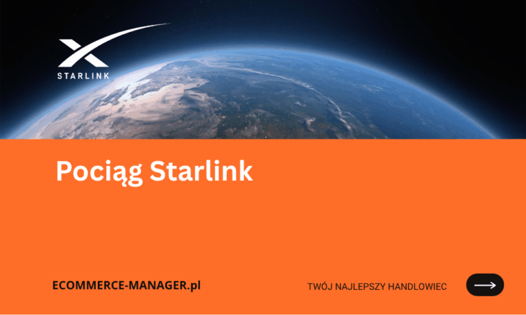 Pociąg Starlink szybki internet w transporcie kolejowym przyszłości