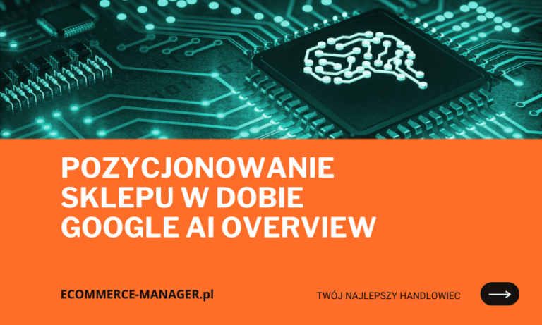 POZYCJONOWANIE SKLEPU W DOBIE GOOGLE AI OVERVIEW