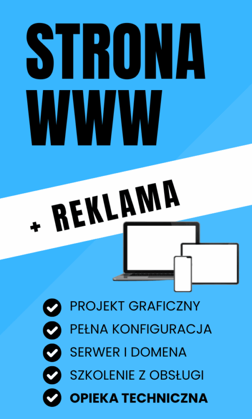 gotowa strona www + reklama