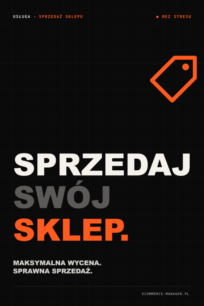 WYCENA SKLEPU + SPRZEDAŻ NA PROWIZJI