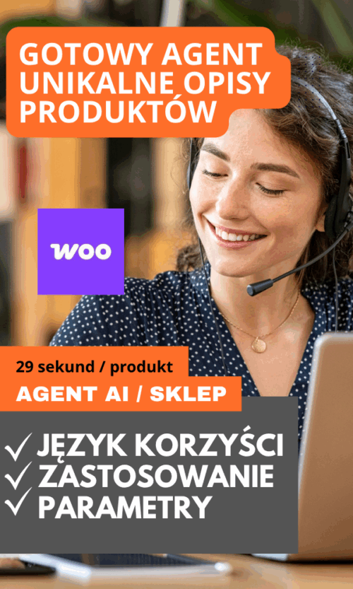 Agent AI to zaawansowane rozwiązanie oparte na sztucznej inteligencji, które automatyzuje tworzenie atrakcyjnych i zoptymalizowanych opisów produktów. Dzięki inteligentnym algorytmom NLP i integracji z Twoim katalogiem produktowym, generuje spójne, angażujące i zgodne z zasadami SEO treści, które przyciągają uwagę klientów i wspierają konwersję.