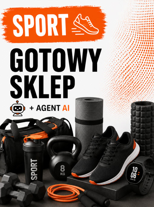 GOTOWY SKLEP – SPORTOWY