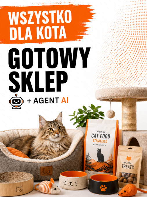 GOTOWY SKLEP – DLA KOTA