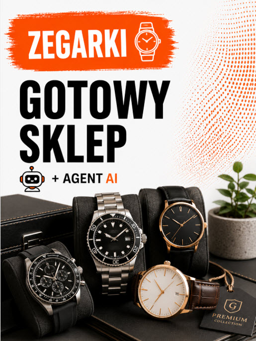 GOTOWY SKLEP – ZEGARKI