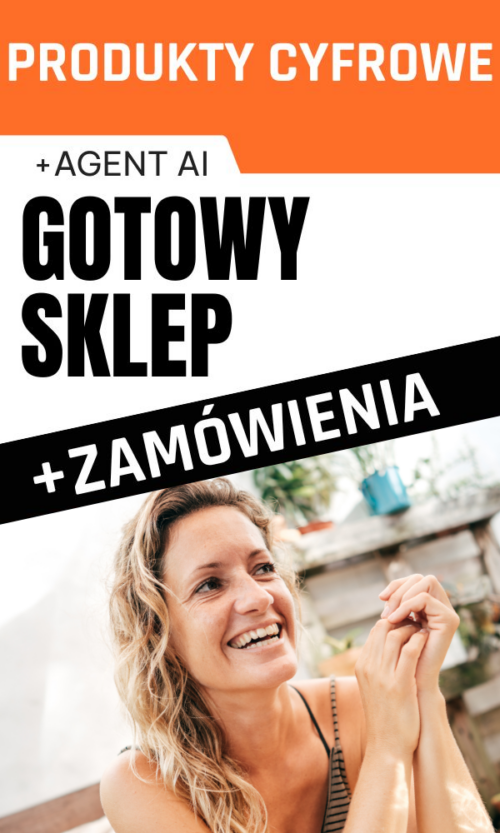 GOTOWY SKLEP INTERNETOWY / PRODUKTY CYFROWE + ZAMÓWIENIA