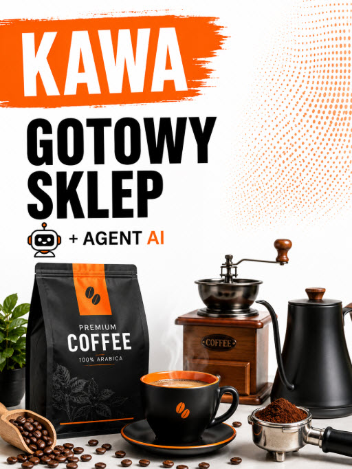 GOTOWY SKLEP – KAWA i AKCESORIA