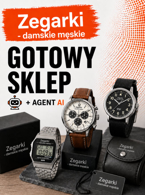 GOTOWY SKLEP – ZEGARKI